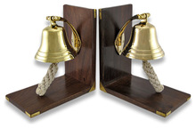 Metal Brass and Wood Bookend, Size : Customized Size