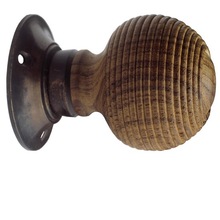 BRASS WOOD Door Knob