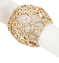 Metal Golden Napkin Ring, Feature : Eco-Friendly