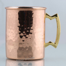 Metal Hammered Moscow Mule Copper Mug, Certification : SGS