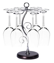 Glass Rack Metal Stainless Steel, Size : 28x28x37 cm