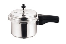 Outer Lid White Aluminium Pressure Cooker