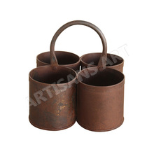 Iron Serving Pot, Feature : Antique, Vintage, Multiuse, Strong, Storage Etc