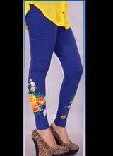 Print Leggings, Color : Blue