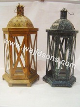 Wooden Lantern Centerpieces