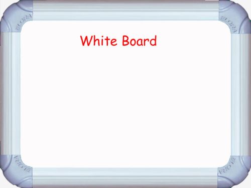 White Magnetic Board