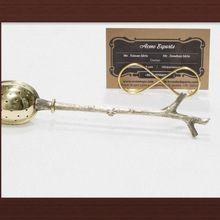 Tea Strainer Spoon, Color : Yellow