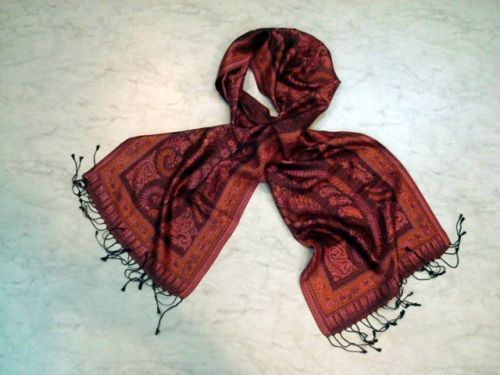 Silk Jacquard Shawls, Color : Multi