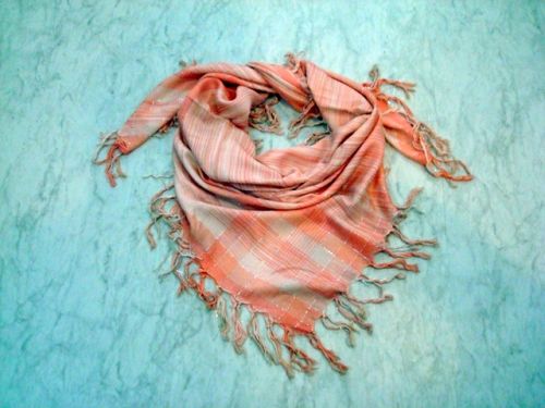 Viscose Woven Scarves - EC-3282-A, Color : Brown