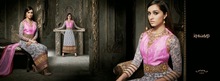 Saree Exotica Designer Salwar Kameez, Color : Grey Pink