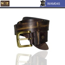 Men Leather Belt, Width : 3.8cm