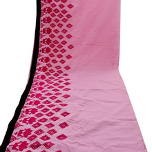100% Cotton Vintage Kutch Fabric, Color : Pink