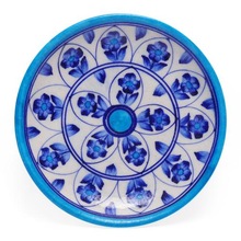 Ceramic Blue Pottery Plates