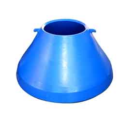 Paint Coated Alloy Steel Casting Mantle Cone, For Crusher Machine, Feature : Durable