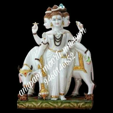 Dattatreya Marble Statue, Pattern : Non Printed,Other