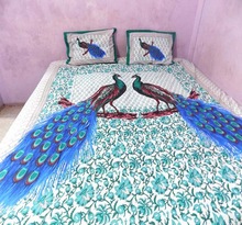 100% Cotton Bedsheet With Two Pillow, Pattern : Printed