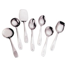Metal Stainless Steel Serving Tools, For Hotel Restaurant Home, Color : Silver