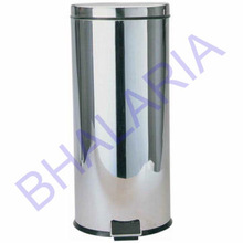 Stainless Steel Pedal Up Dust Bin With Lid