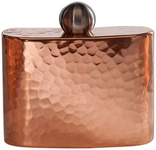 Copper Hammered Hip Flask