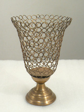 Metal Hurricane Lamp Candle Holder, Feature : India