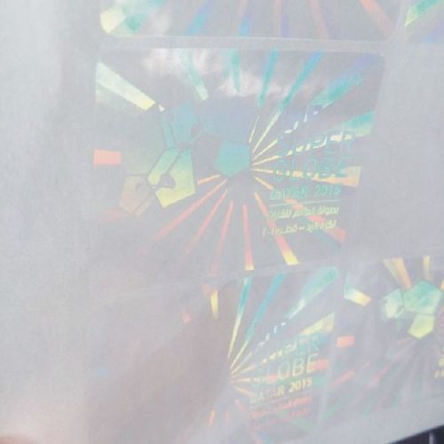 Transparent Hologram Label, Brand Name : linbiao