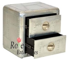 Bed Side Double Drawer, Size : 45 X 40 X 45 Cm