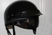 Visor Helmet, Color : Black