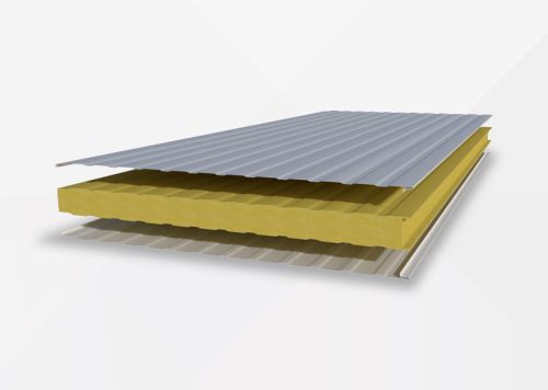 Stone Glasswool Rockwool Panel, Color : Rough