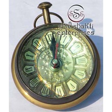 Brass Paper Weight Clock, Display Type : Needle