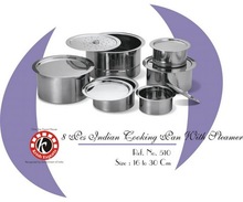 Metal Cooking Pan With Steamer, Feature : Eco-Friendly