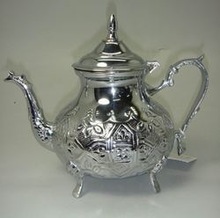 Metal Silver Plated Tea Pot, Feature : Eco-Friendly