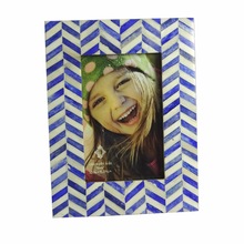 Photo Frame, For Decorative, Color : Blue White