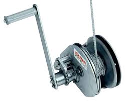 Galvanized Carbon Stee Wall Mounting Winch, For Cranes