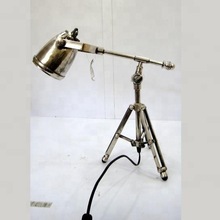 Brass Mini Desk Lamp, Color : Antique Silver