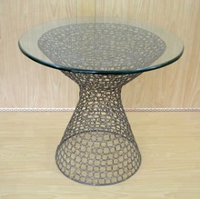 Metal Wire Mesh Table, Color : Multi Color