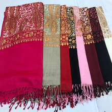 Pashmina shawls, Size : 100x200 cm