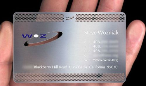 Metal Stainless Steel Business Card