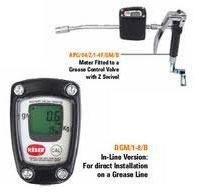 7500psi Automatic Battery Digital Grease Meter, For Industrial Use, Operating Temperature : 0-20 DEG C