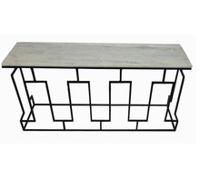 Marble Console Table, Size : 100X25X52 Cms