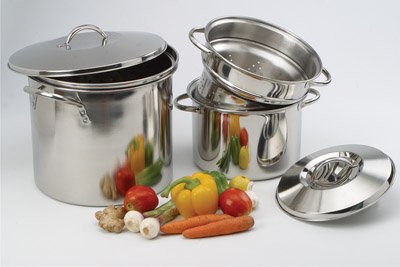 Stock Pot Steamer, Feature : Stocked