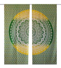 Pleated 100% Cotton Curtain, Feature : Window Curtain's