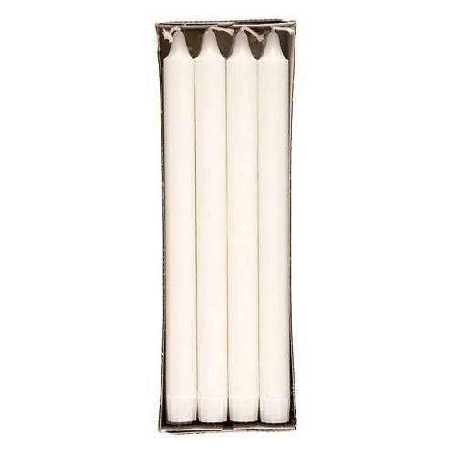 Paraffin Wax White Dinner Candle, Technics : Machine Made