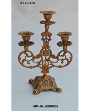 Metal Aluminum Antique Style Candelabra, For Weddings