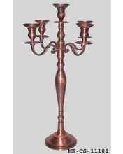 Metal Brass Copper Finish Candelabra, For Weddings