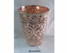 Copper/ Brass Pure Copper Drinking Glass, Feature : Stocked