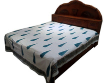 Cotton Hand Block Printed Bedsheet