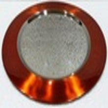 Metal Coloured Charger Plate, Size : 35 Cm