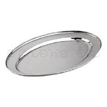 Stainless Steel New Oval Platter, Size : 20/ 23/ 26/ 29/33  cm.