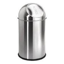 Round Stainless Steel Push Bin, For Office, Feature : Eco-Friendly