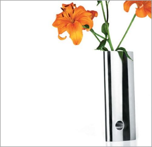 Stainless Steel Designer Flower Vase, For Houseware